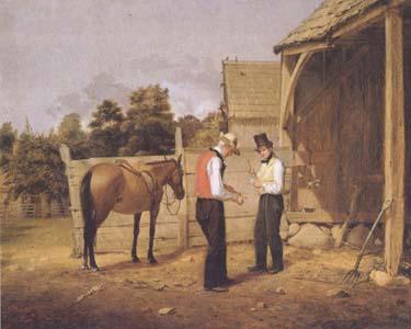William Sidney Mount The Horse Trade (mk13) oil painting image
